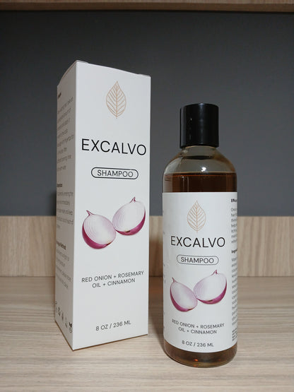 EXCALVO Shampoo – Fortalece y Nutre tu Cabello desde la Raíz 🌿