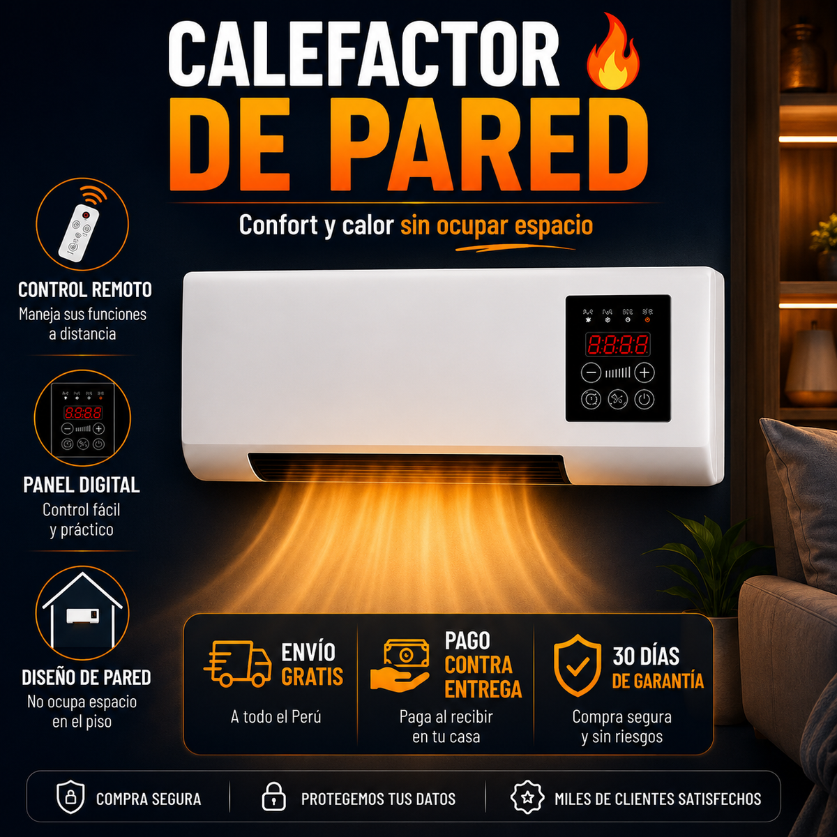 CALEFACTOR INTELIGENTE 2 EN 1 – CALOR Y FRESCURA TODO EL AÑO